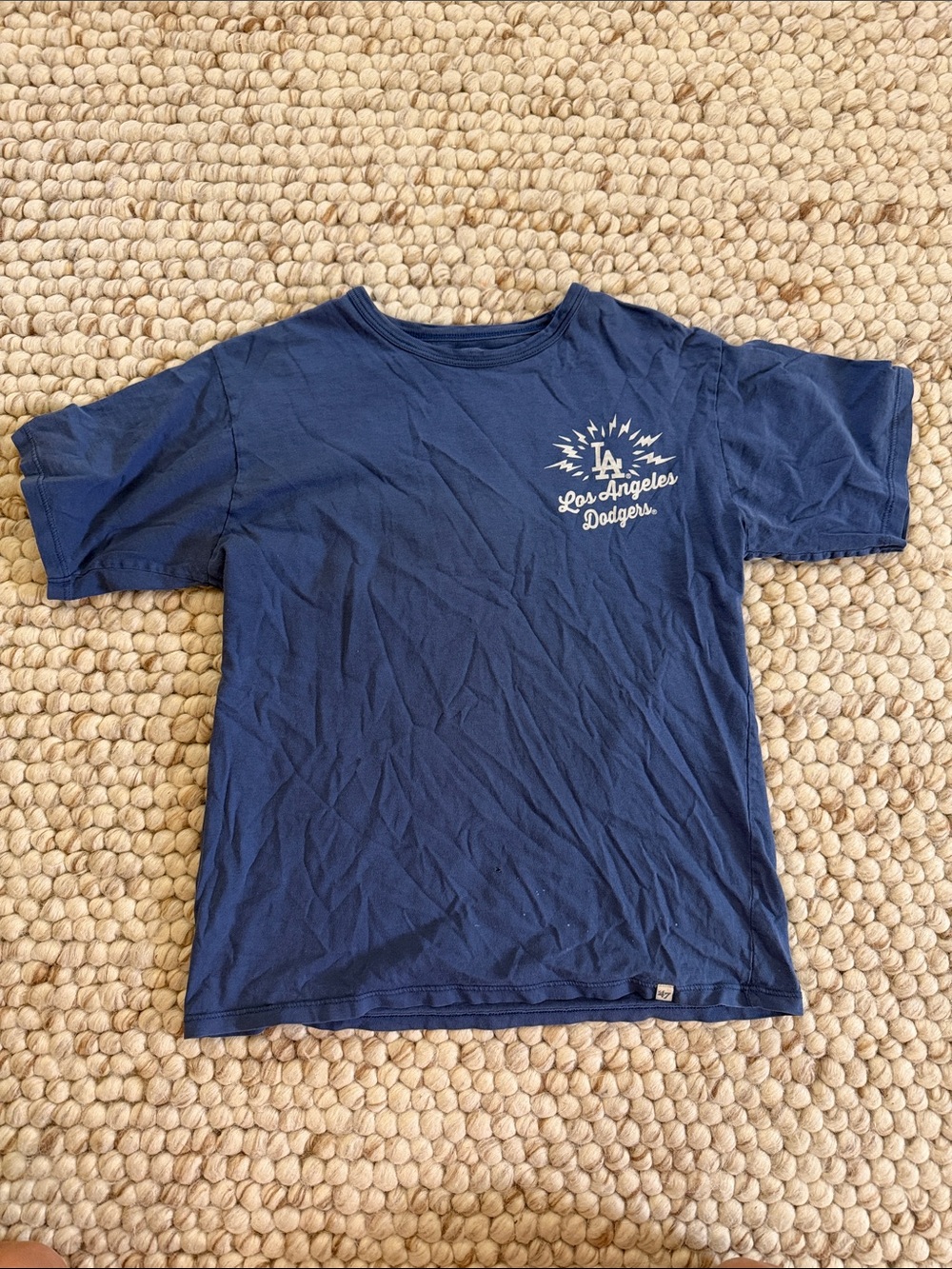 47 Kids Los Angeles Dodgers Navy Short-Sleeve Tee